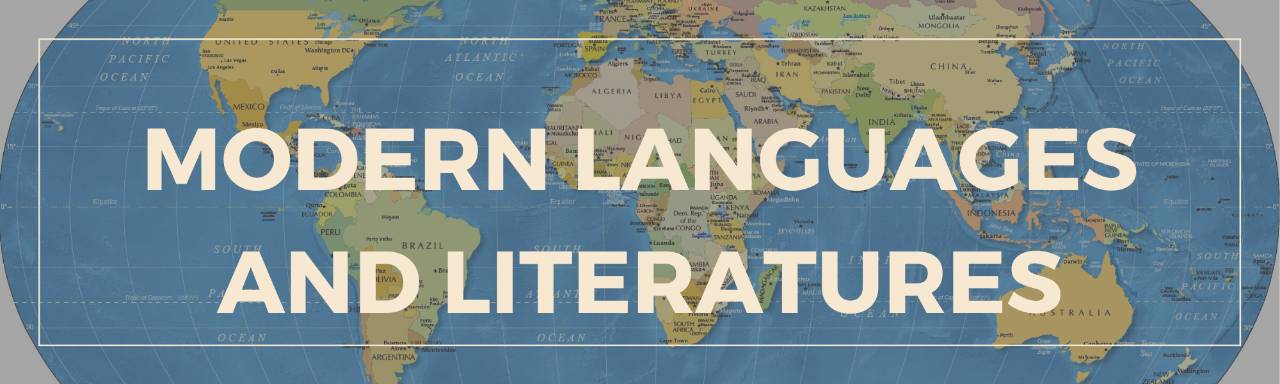 Modern Languages World Map Header